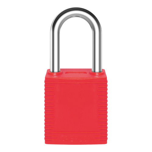 Cadeado de Segurança Corpo em Nylon 38mm Vermelho Brady 99552PM