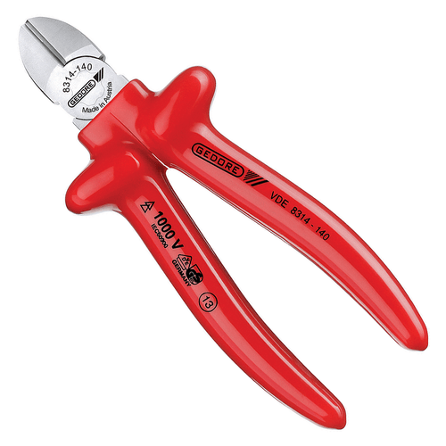 Alicate de Corte Diagonal Modelo Sueco 140mm Gedore 091850