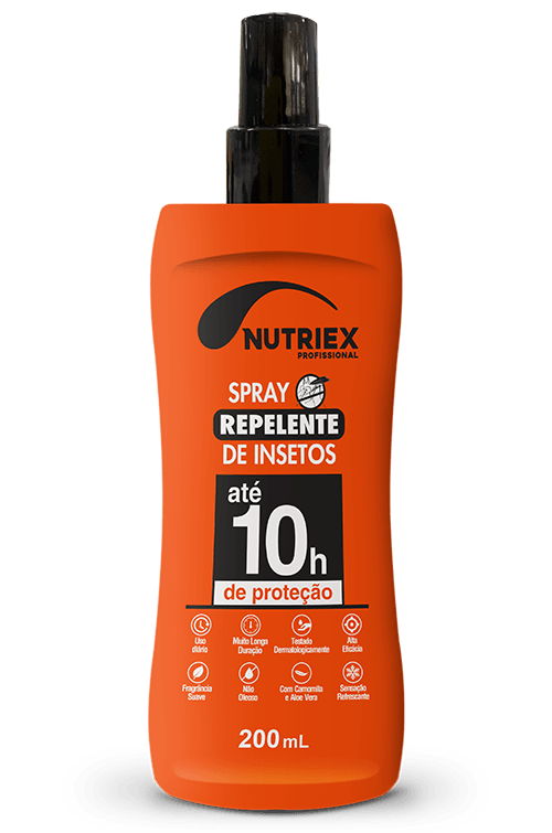 Repelente de insetos 10 horas spray 200ml Nutriex 9251976