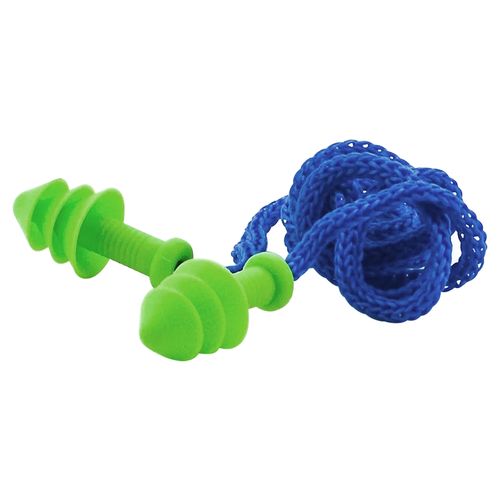 Protetor Auricular de Elastômero Quantum com Cordão 250 Peças Libus 904664